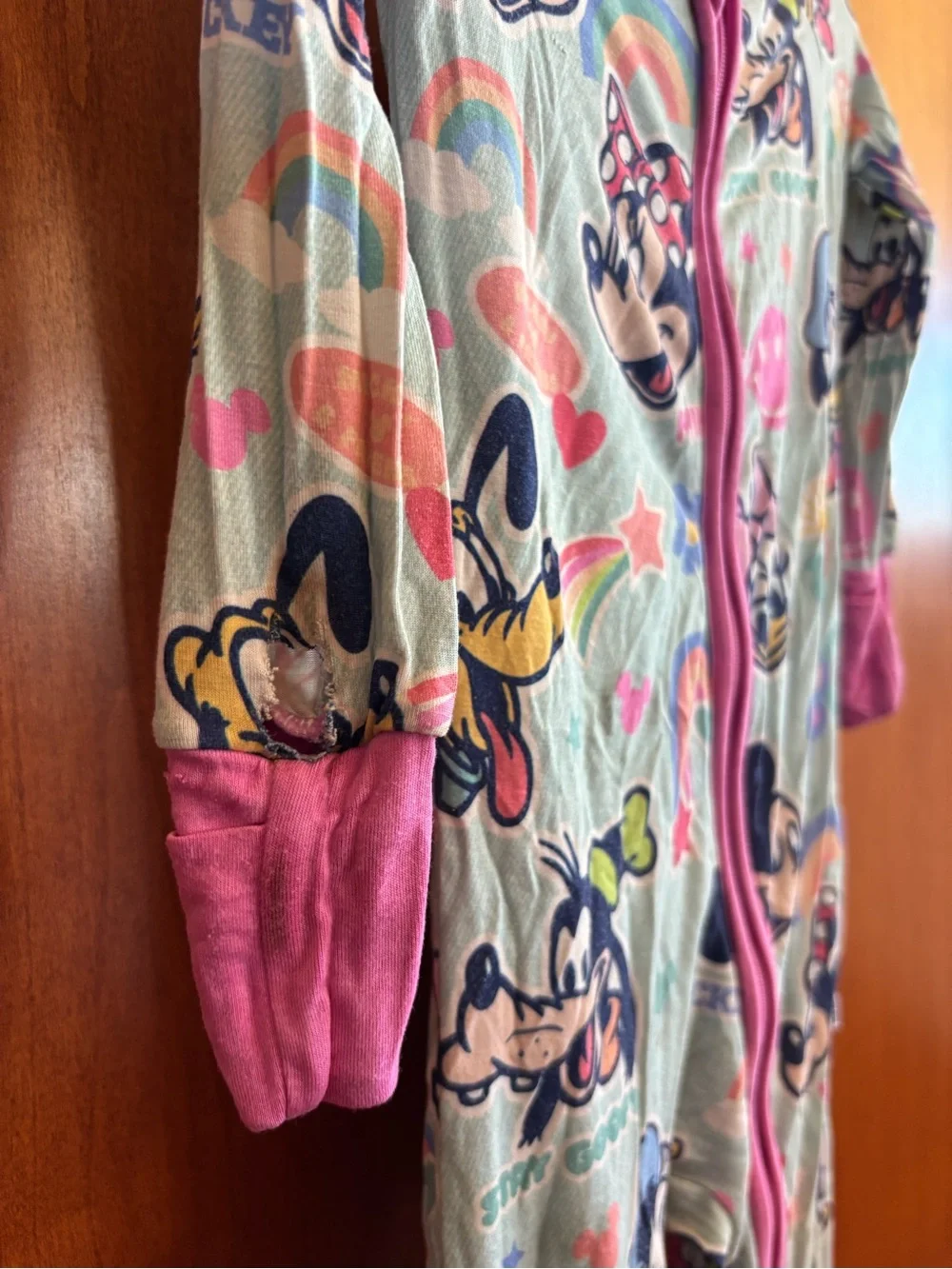 Little Sleepies Disney Characters Footed One-Piece